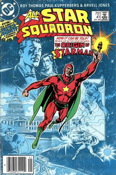 All-Star Squadron --Catch A Falling Starman! |  Issue#41B | Year:1984 | Series:  | Pub: DC Comics | Newsstand Edition