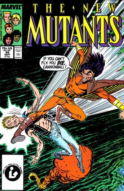 New Mutants, Vol. 1 Flying Wild! |  Issue#55A | Year:1987 | Series: New Mutants | Pub: Marvel Comics
