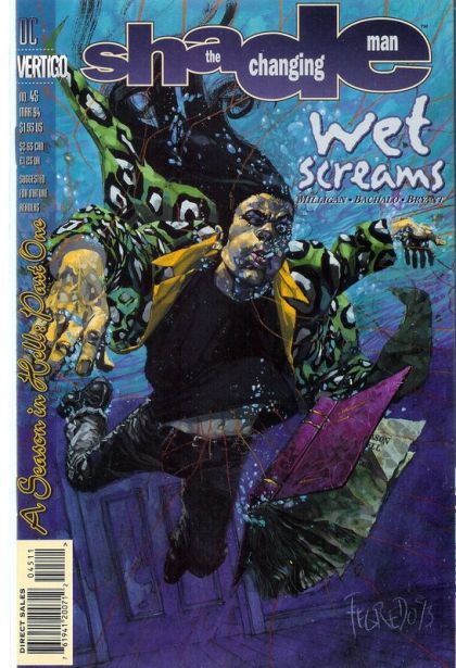 Shade the Changing Man, Vol. 2 Cheap Gin & Hot Water, pt 1 |  Issue#45 | Year:1994 | Series: Shade the Changing Man | Pub: DC Comics