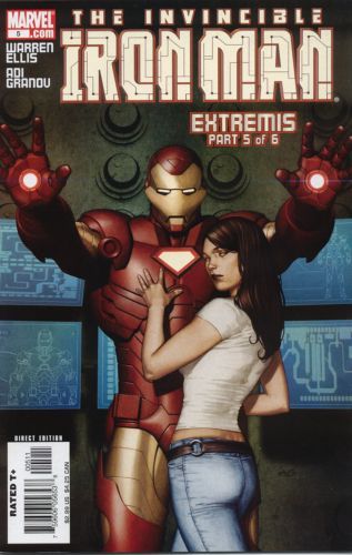 Iron Man, Vol. 4 The Extremis, Part Five |  Issue#5A | Year:2006 | Series: Iron Man | Pub: Marvel Comics | Direct Edition
