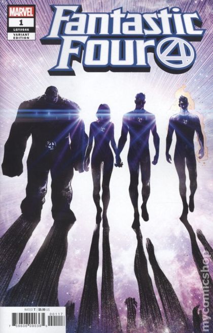 Fantastic Four, Vol. 6  |  Issue#1K | Year:2018 | Series: Fantastic Four | Pub: Marvel Comics | Incentive Sara Pichelli Teaser Variant Cover