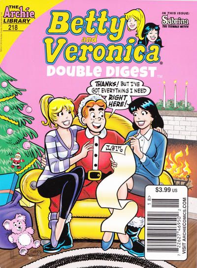 Betty & Veronica Double Digest  |  Issue#218B | Year:2014 | Series: Single Digest | Pub: Archie Comic Publications