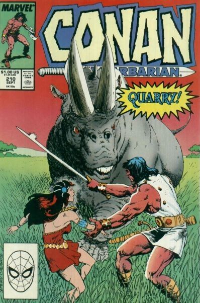 Conan the Barbarian, Vol. 1 Storm |  Issue#210A | Year:1988 | Series: Conan | Pub: Marvel Comics