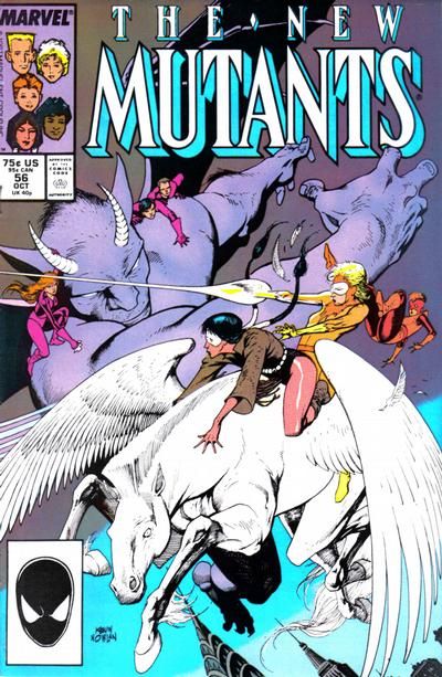 ( 1st app. Bird-Boy (Bird-Brain) ) New Mutants, Vol. 1 Scavenger Hunt! |  Issue#56A | Year:1987 | Series: New Mutants | Pub: Marvel Comics