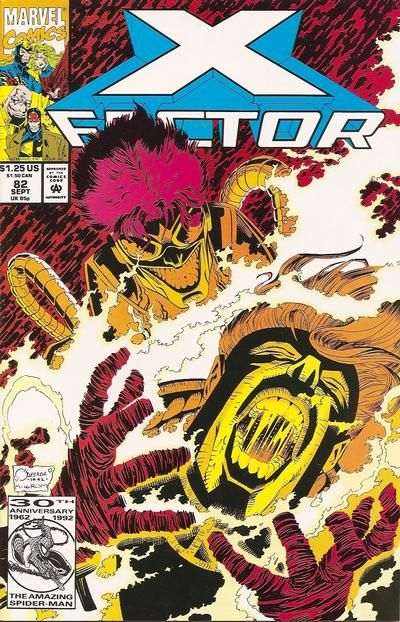 X-Factor Sittin' By The Dock Of The Bay |  Issue#82A | Year:1992 | Series: X-Factor | Pub: Marvel Comics
