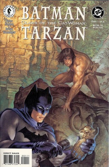 Batman / Tarzan: Claws of the Cat-Woman Claws Of The Cat-Woman |  Issue#1 | Year:1999 | Series:  | Pub: DC Comics and Dark Horse Comics