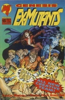 Ex-Mutants (1992-1994) Genesis - On the Wings of the Morning |  Issue#13A | Year:1993 | Series: Ex-Mutants | Pub: Malibu Comics