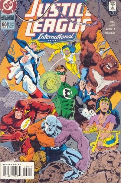 Justice League Europe / International Out of the Future |  Issue#60A | Year:1994 | Series: JLA | Pub: DC Comics