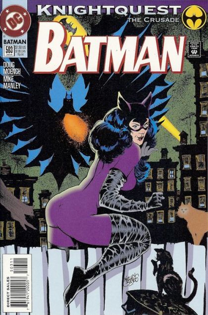 Batman, Vol. 1 Knightquest: The Crusade - Night Becomes Woman |  Issue#503A | Year:1993 | Series: Batman | Pub: DC Comics | Direct Edition