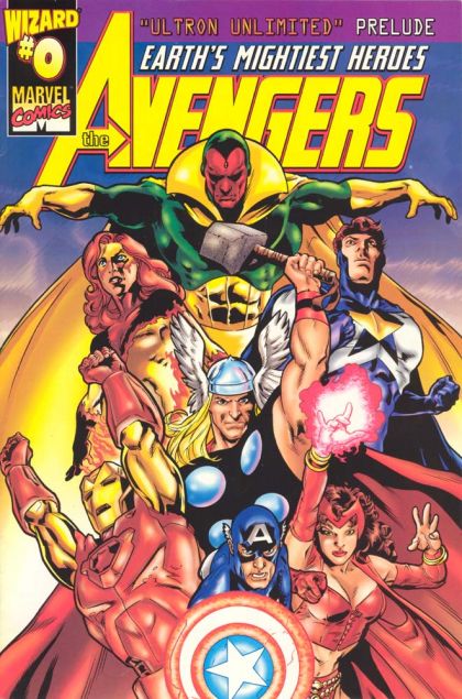 (Damaged Comic Readable/Acceptable Condtion)  The Avengers, Vol. 3 Ultron Unlimited, Our Top Story Tonight |  Issue#0 | Year:1999 | Series: Avengers | Pub: Marvel Comics