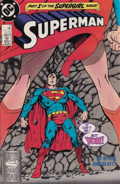 Superman, Vol. 2 The Supergirl Saga - Part 1: You Can't Go Home Again |  Issue#21A | Year:1988 | Series: Superman | Pub: DC Comics