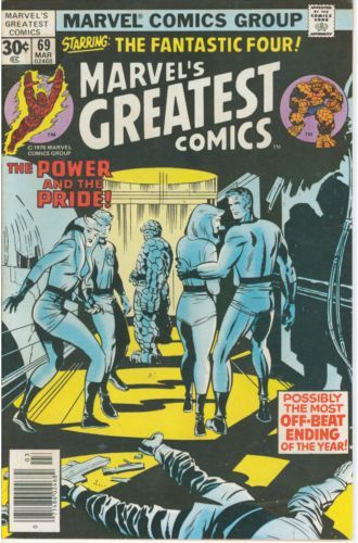 Marvel's Greatest Comics The Power and The Pride |  Issue#69 | Year:1977 | Series:  | Pub: Marvel Comics