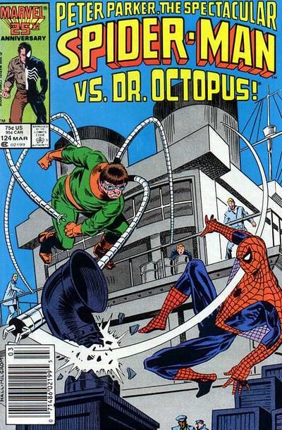 The Spectacular Spider-Man, Vol. 1 When Strikes the Octopus! |  Issue#124B | Year:1987 | Series: Spider-Man |