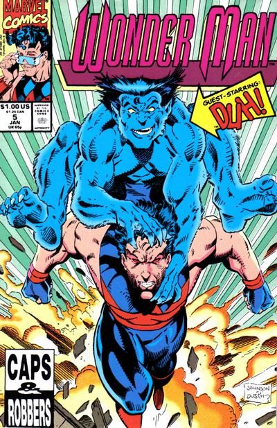 Wonder Man, Vol. 2 Tough Times |  Issue#5A | Year:1992 | Series: Wonder Man | Pub: Marvel Comics