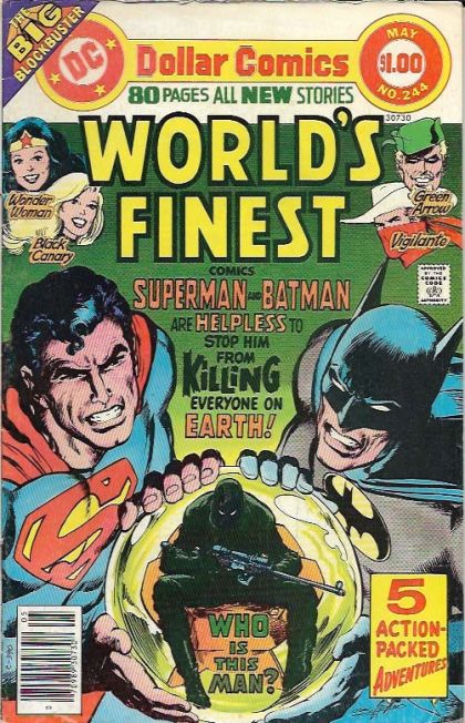 World's Finest Comics Three Billion Targets / Explosion in a Small Town / Rainbows of Doom / Slings and Arrows / Jeopardy Times Two |  Issue