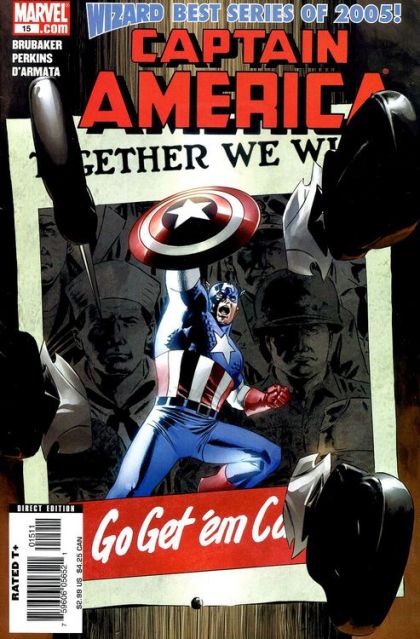 Captain America, Vol. 5 Red is the Darkest Color |  Issue#15A | Year:2006 | Series: Captain America | Pub: Marvel Comics | Steve Epting Regular