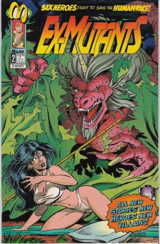 Ex-Mutants (1992-1994) The Ex-Mutants Must Die |  Issue#2A | Year:1992 | Series: Ex-Mutants | Pub: Malibu Comics |