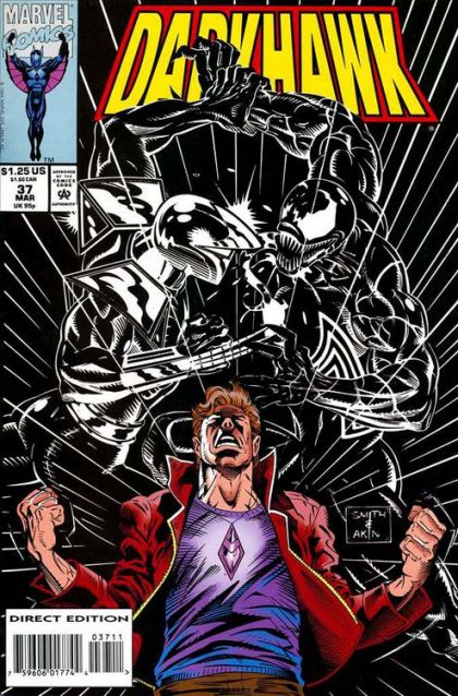 Darkhawk, Vol. 1 Operation Symbiote, Part 3: The Greater Evil! |  Issue#37A | Year:1994 | Series: Darkhawk | Pub: Marvel Comics