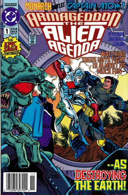 Armageddon: The Alien Agenda Armageddon 2001 - Days Of Thunder Lizards |  Issue#1B | Year:1991 | Series:  | Pub: DC Comics