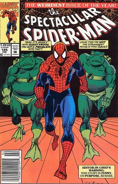 The Spectacular Spider-Man, Vol. 1 Another Fine Mess! |  Issue#185B | Year:1992 | Series: Spider-Man | Pub: Marvel Comics