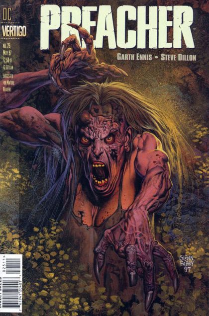 Preacher Cry Blood, Cry Erin |  Issue#25 | Year:1997 | Series: Preacher | Pub: DC Comics