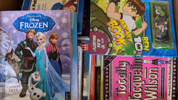 Wholesale Bulk Assorted Pre Loved Kids Books | Imported from UK | Mix of Picture, Board, Touch Feel, and Many More Books