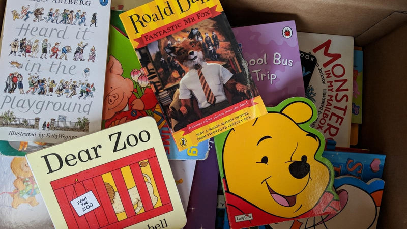 Wholesale Bulk Assorted Pre Loved Kids Books | Imported from UK | Mix of Picture, Board, Touch Feel, and Many More Books