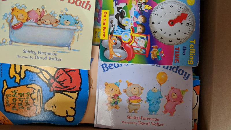 Wholesale Bulk Assorted Pre Loved Kids Books | Imported from UK | Mix of Picture, Board, Touch Feel, and Many More Books