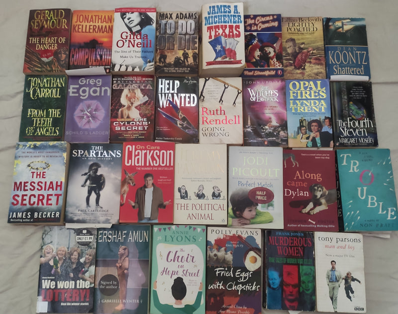 Mixed Lot of General Fiction for Adults | Lot of 30 Books