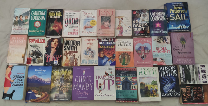 Mixed Lot of General Fiction Books | Lot of 30 Books