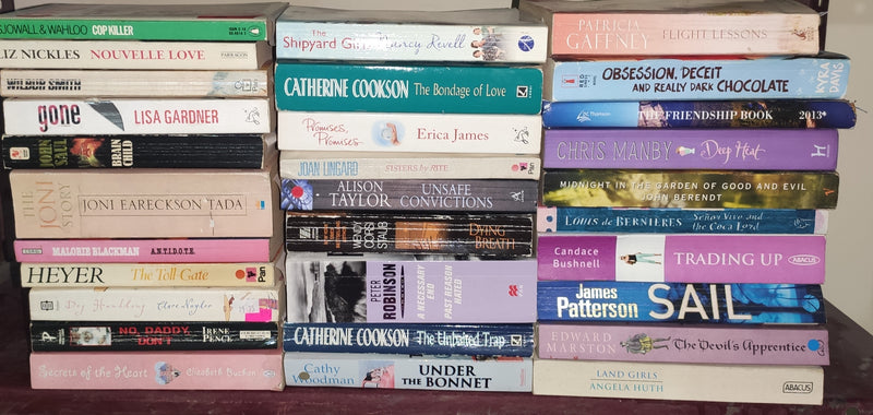 Mixed Lot of General Fiction Books | Lot of 30 Books