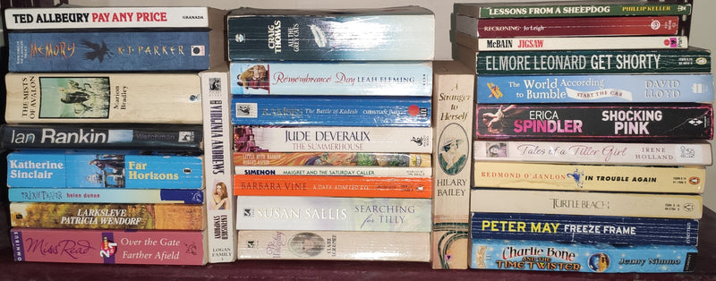 Mixed Lot of General Fiction Books for Adults | Lot of 30 Books