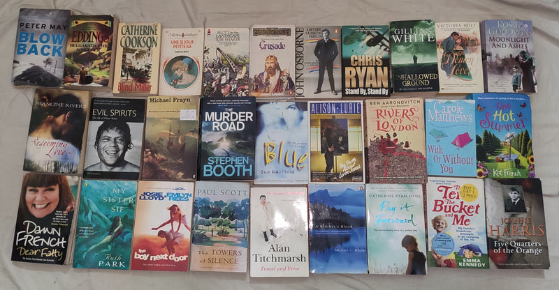Mixed Lot of General Fiction for Adults | Lot of 30 Books