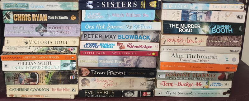 Mixed Lot of General Fiction for Adults | Lot of 30 Books