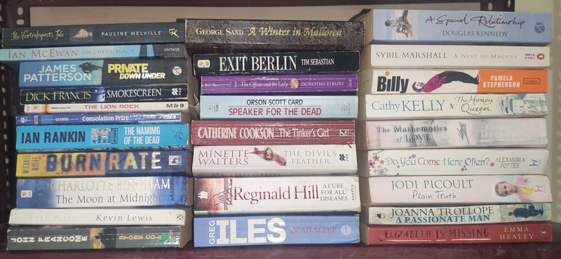 Mixed Lot of General Fiction Books for Adults | Lot of 30 Books