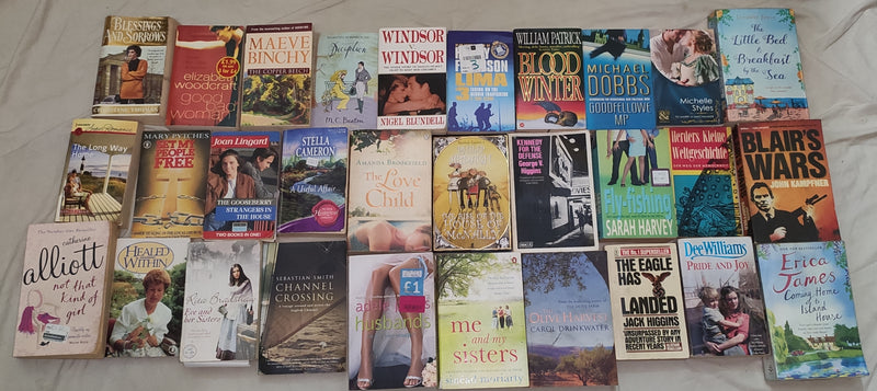 Mixed Lot of General Fiction Books for Adults | Lot of 30 Books