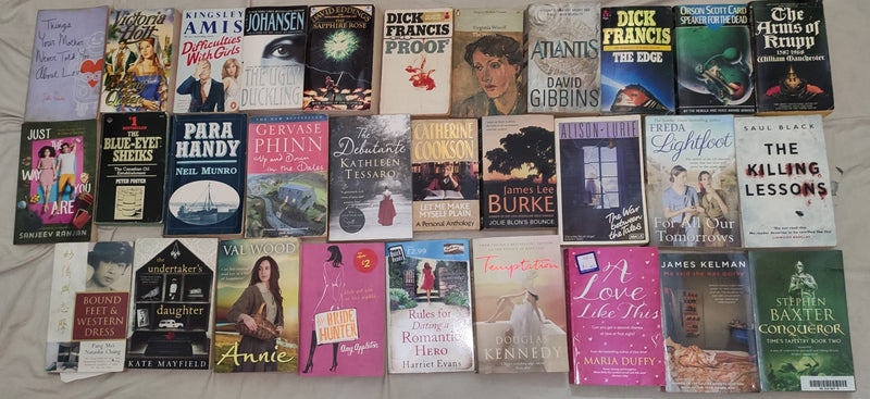 Mixed Lot of General Fiction Books for Adults | Lot of 30 Books