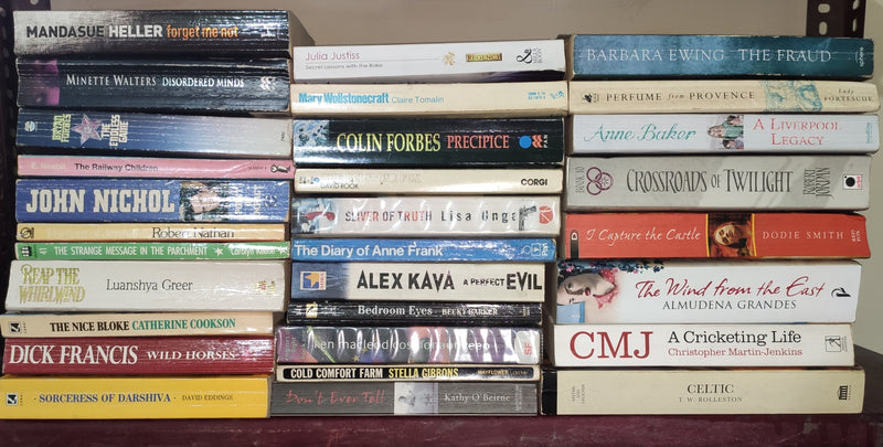 Mixed Lot of General Fiction Books for Adults | Lot of 30 Books