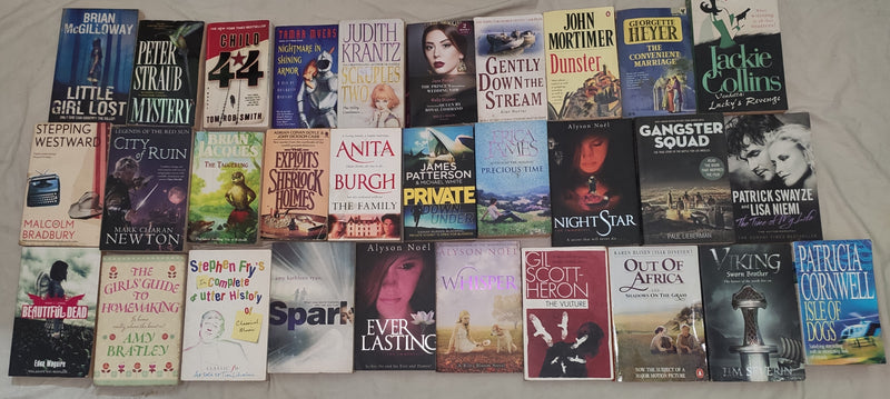 Mixed Lot of General Fiction Books for Adults | Lot of 30 Books