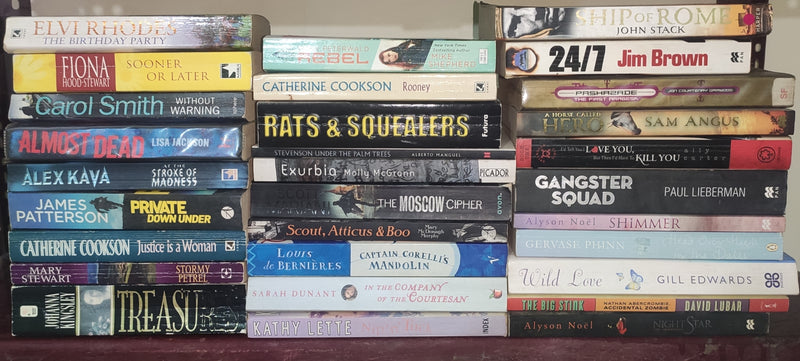 Mixed Lot of General Fiction Books for Adults | Lot of 30 Books