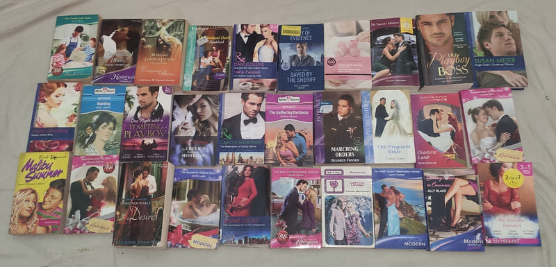 Romance Books , Mills and Boons | Lot of 30 Books