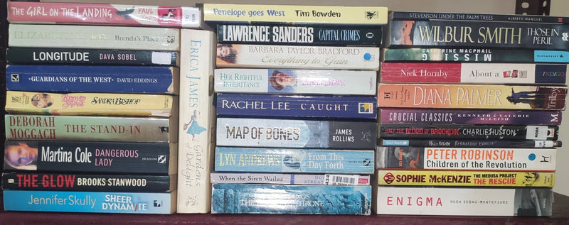 Mixed Lot of General Fiction Books for Adults | Lot of 30 Books