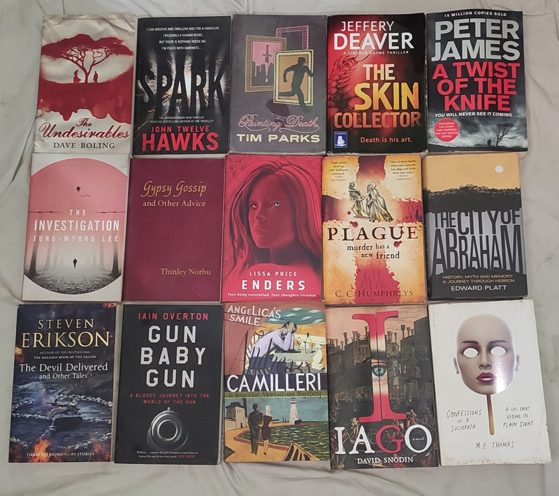 Large Print Paperback of General Fiction Category for Adults | Mixed lot of 15 Books