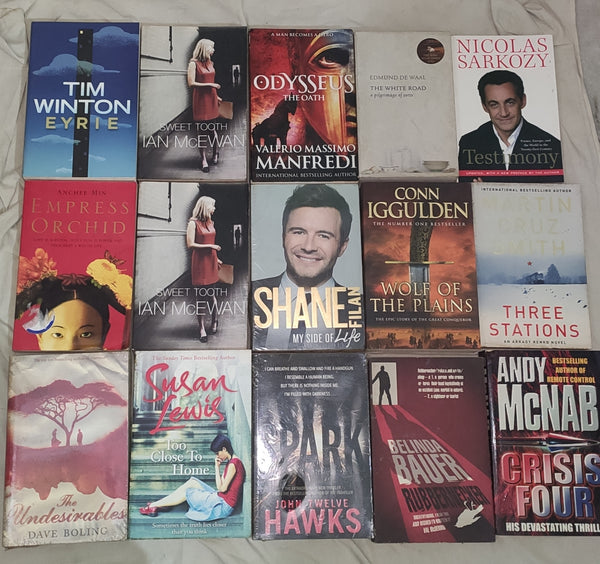 Large Print Paperback of General Fiction Category for Adults | Mixed Lot of 15 books
