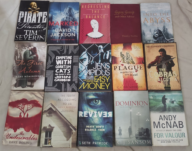 Large Print Paperbacks of General Fiction Category for Adults | Lot of 15 Books