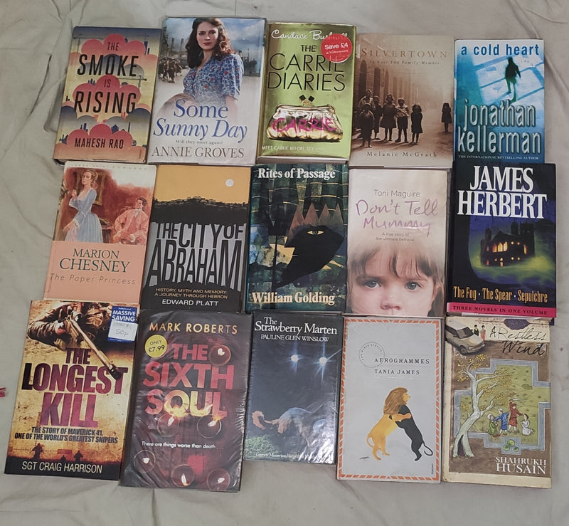 Hardcover Books | General Fiction for Adults | Lot of 15 Books