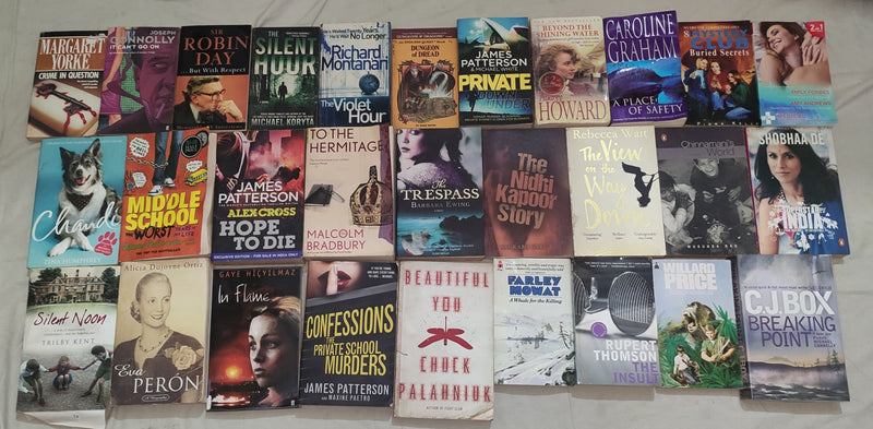 Mixed Lot of General Fiction Books for Adults | Lot of 30 Books