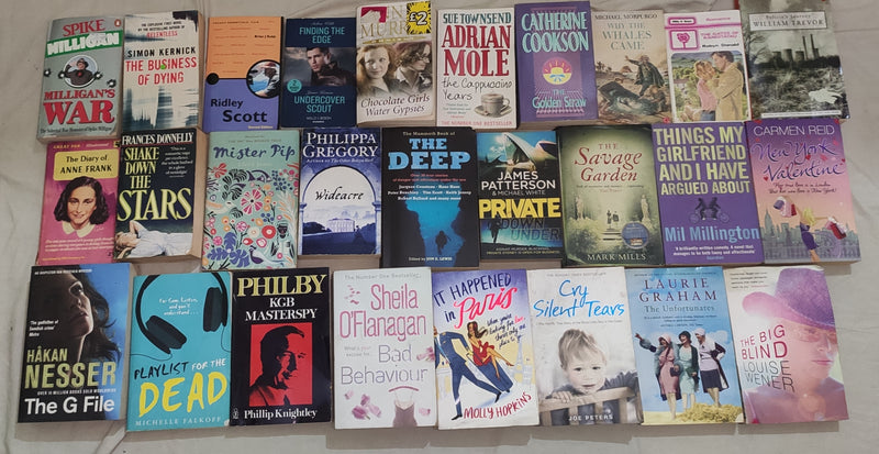 Mixed Lot of Paperback General Fiction Books for Adults | Lot of 30 Books