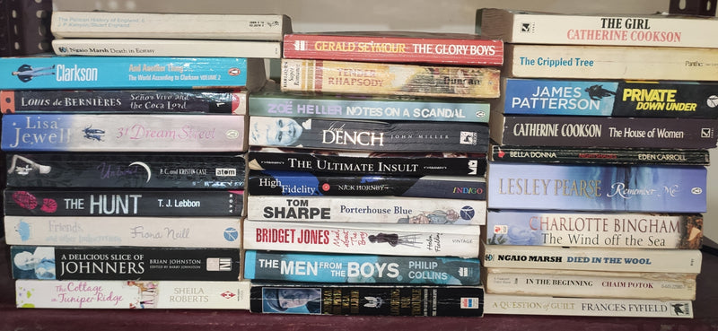 Mixed Lot of General Fiction Books for Adults Category | Lot of 30 Books