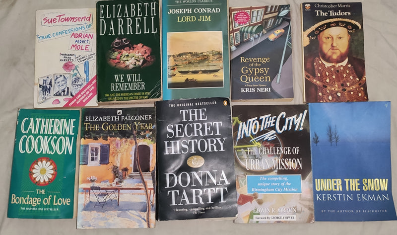 Mixed Lot of General Fiction Books for Adults | Lot of 10 Books